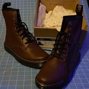 Dr. Martens Dark Cherry Lace-Up Boots